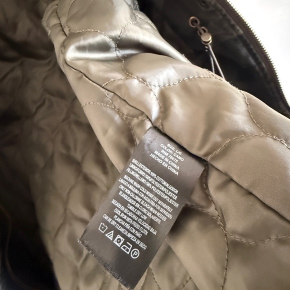 Lucky Brand Hooded Twill Anorak Jacket Lucky Brand Camo Utility Jacket Hooded L - Picture 8 of 8